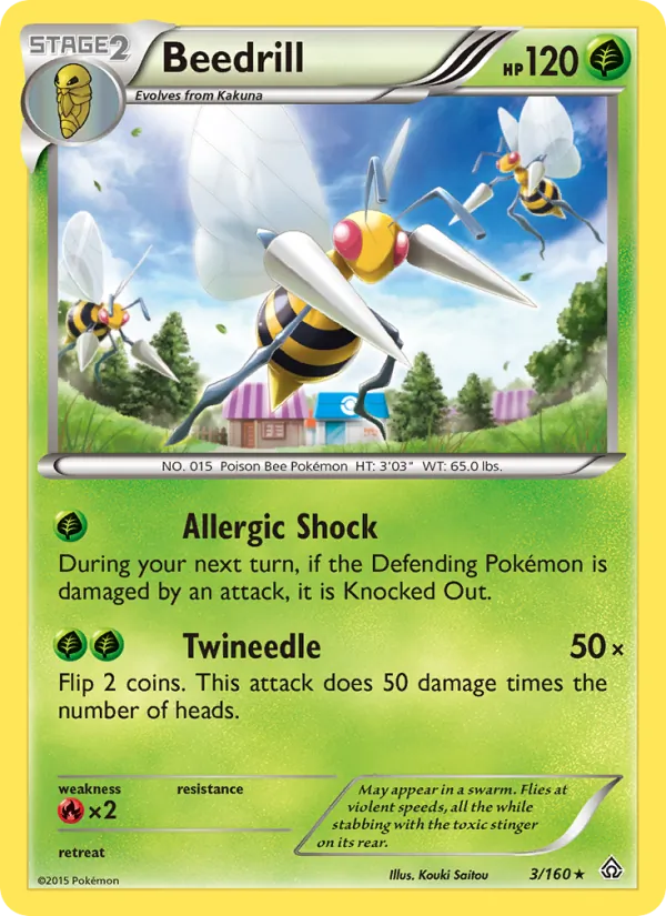 Beedrill Primal Clash 3/160