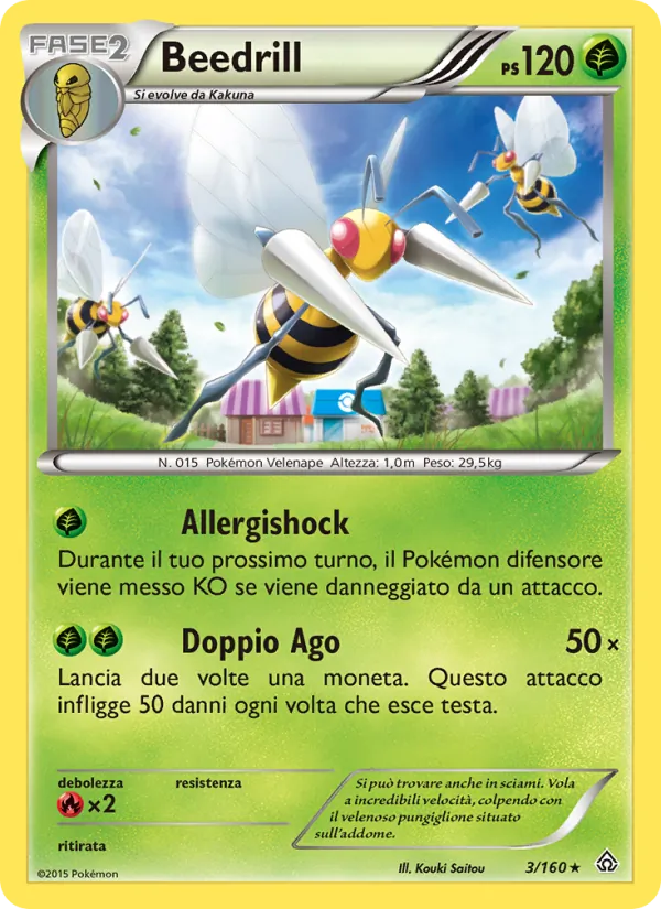 Beedrill Scontro Primordiale 3/160