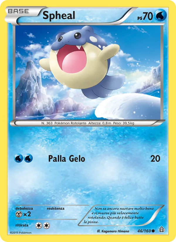 Spheal Scontro Primordiale 46/160
