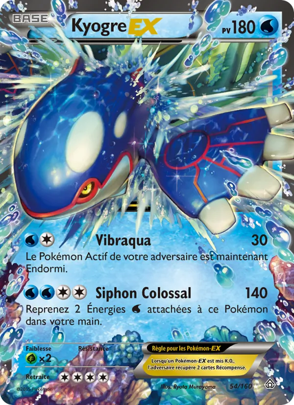 Kyogre EX Primo-Choc 54/160
