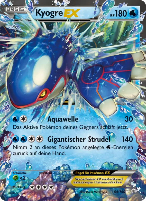 Kyogre EX Protoshock 54/160