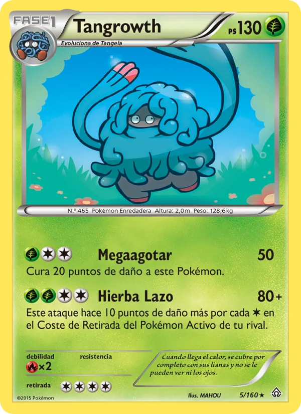 Tangrowth Duelos Primigenios 5/160