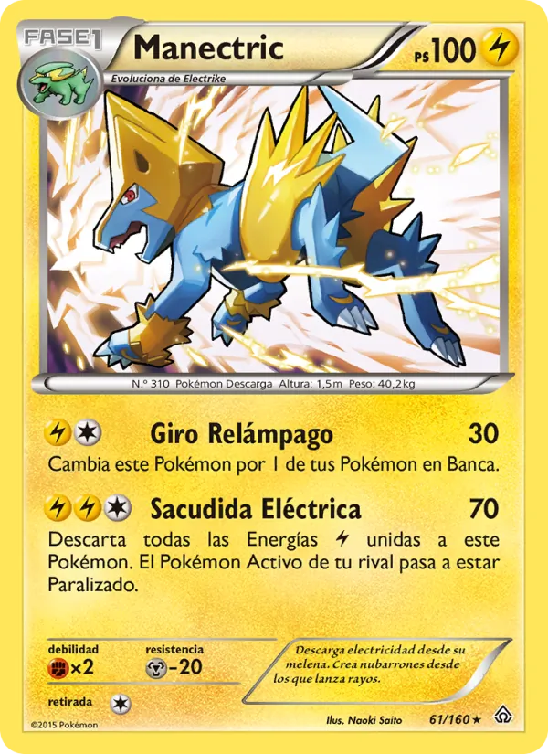 Manectric Duelos Primigenios 61/160