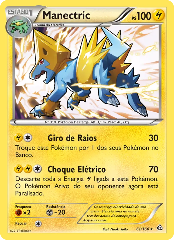 Manectric Conflito Primitivo 61/160