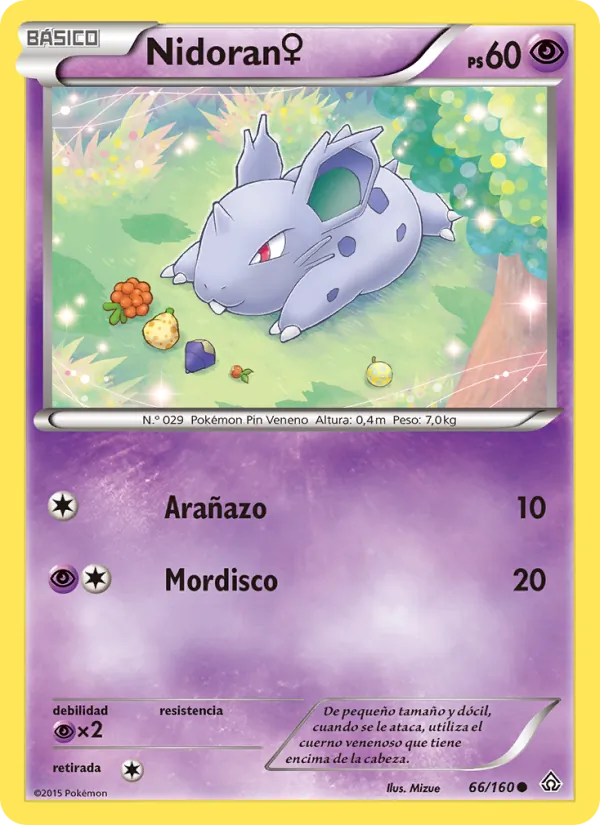 Nidoran♀ Duelos Primigenios 66/160