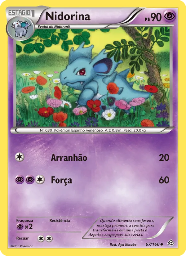 Nidorina Conflito Primitivo 67/160