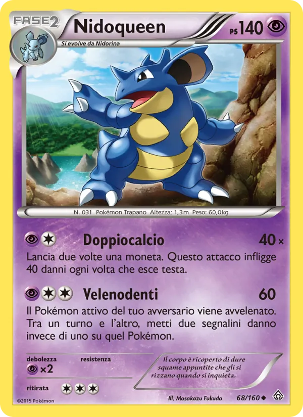 Nidoqueen Scontro Primordiale 68/160