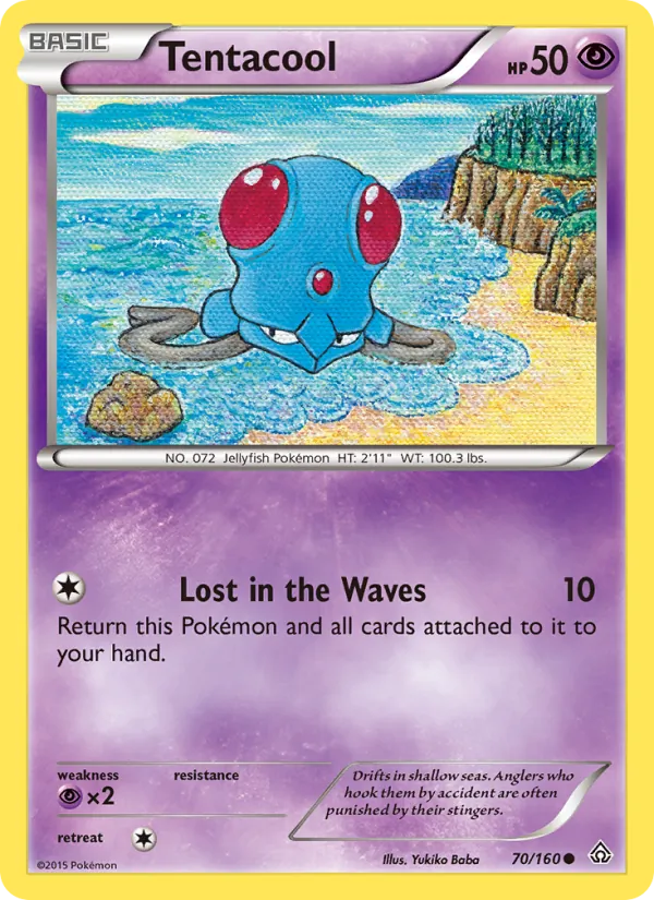 Tentacool Primal Clash 70/160