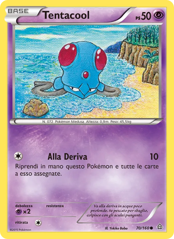 Tentacool Scontro Primordiale 70/160
