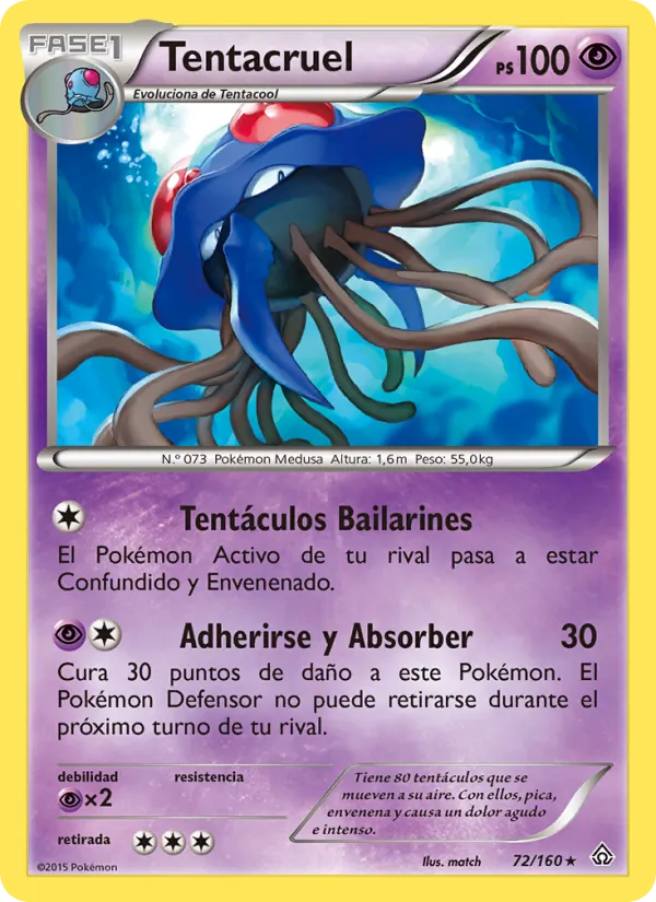 Tentacruel Duelos Primigenios 72/160