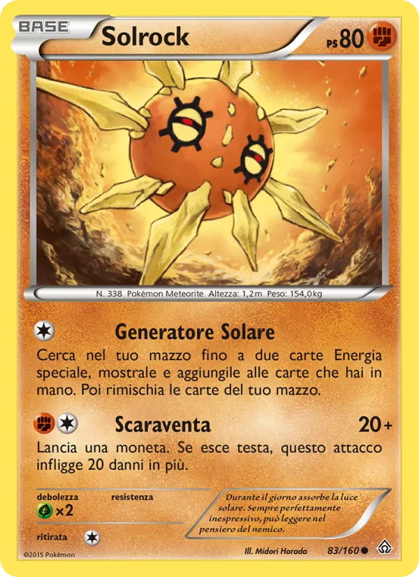 Solrock Scontro Primordiale 83/160