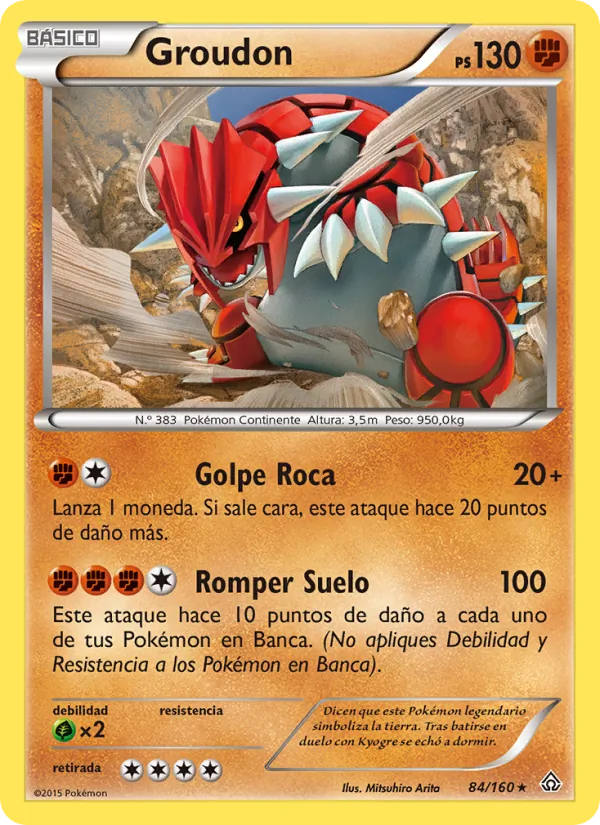 Groudon Duelos Primigenios 84/160