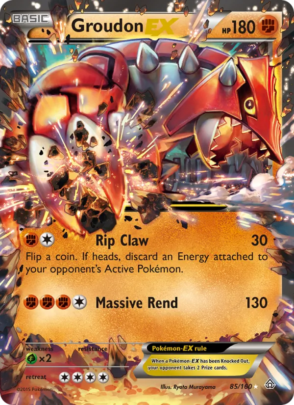 Groudon EX Primal Clash 85/160
