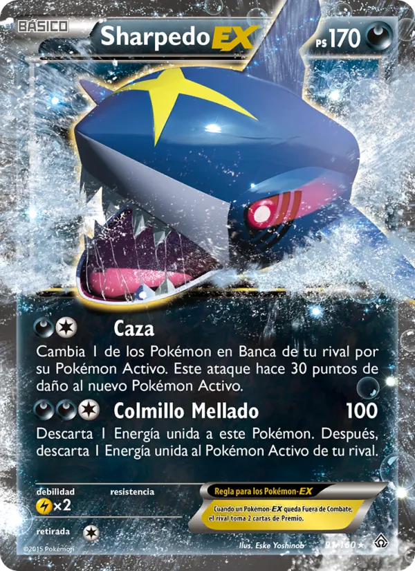 Sharpedo EX Duelos Primigenios 91/160