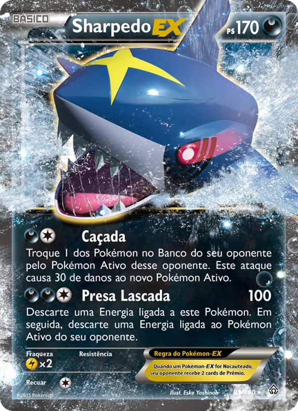 Sharpedo EX Conflito Primitivo 91/160