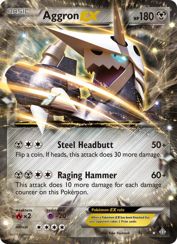 Aggron EX Primal Clash 93/160