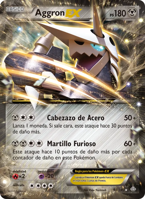 Aggron EX Duelos Primigenios 93/160