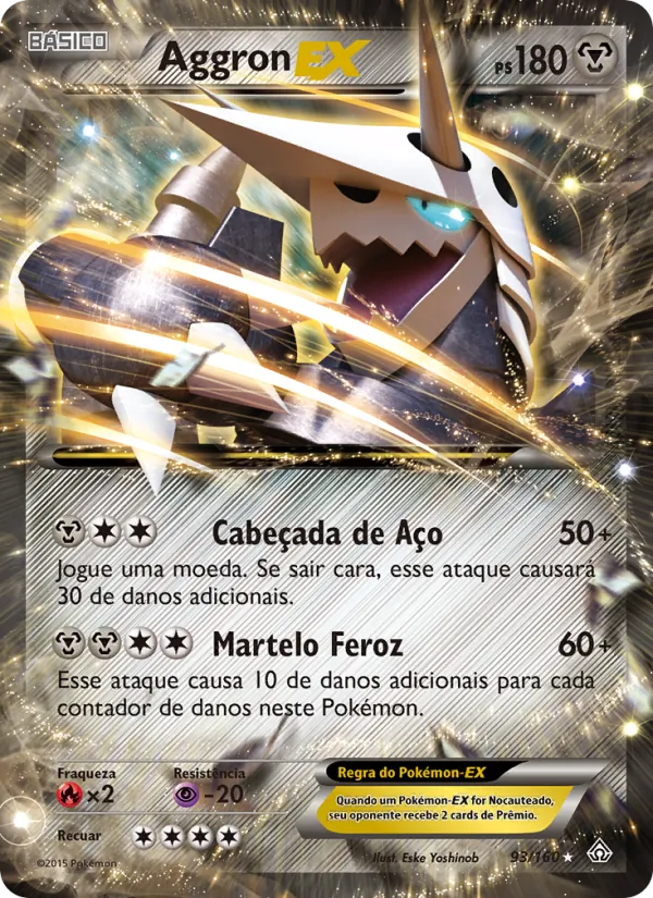 Aggron EX Conflito Primitivo 93/160