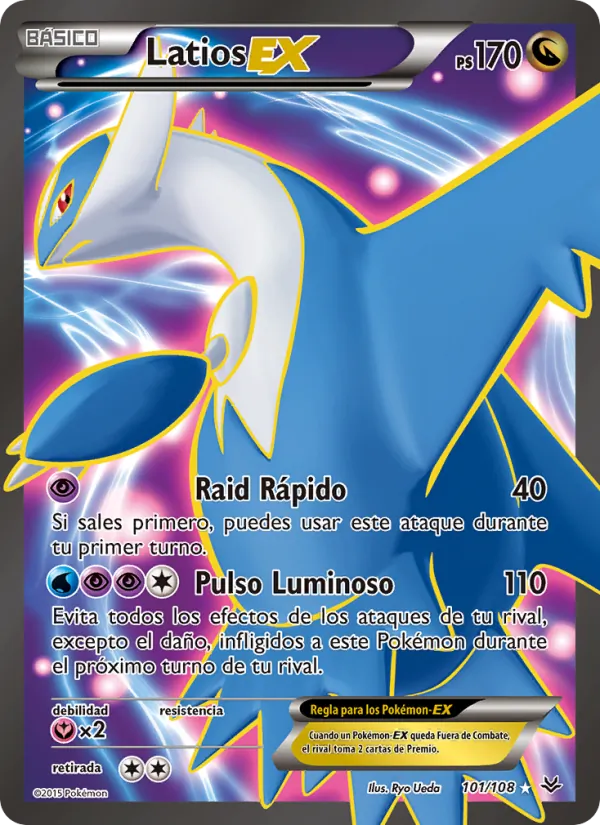 Latios EX Cielos Rugientes 101/108