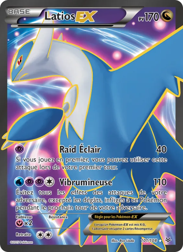 Latios EX Ciel Rugissant 101/108