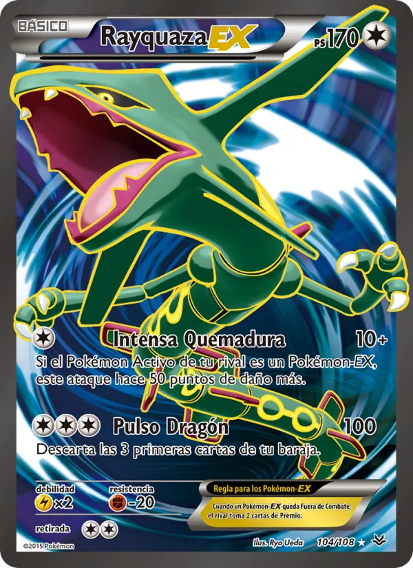 Rayquaza EX Cielos Rugientes 104/108