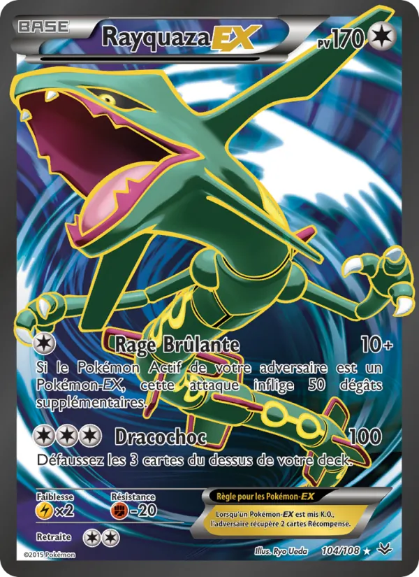 Rayquaza EX Ciel Rugissant 104/108