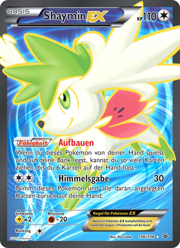 Shaymin EX Drachenleuchten 106/108