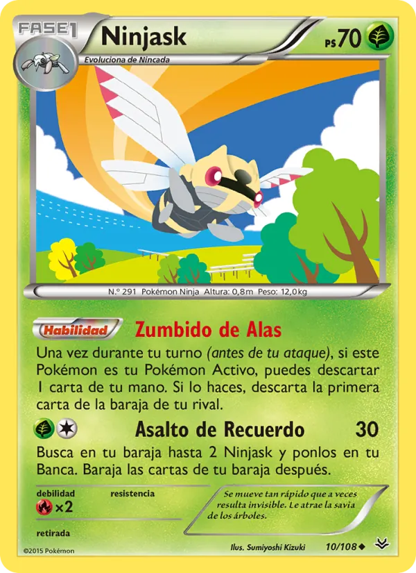 Ninjask Cielos Rugientes 10/108