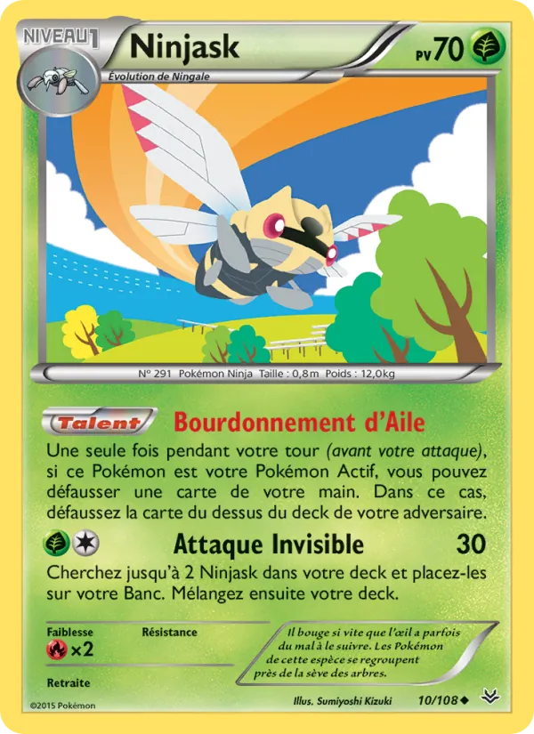 Ninjask Ciel Rugissant 10/108