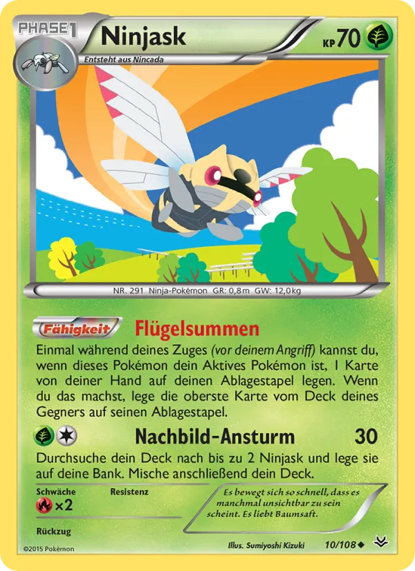 Ninjask Drachenleuchten 10/108