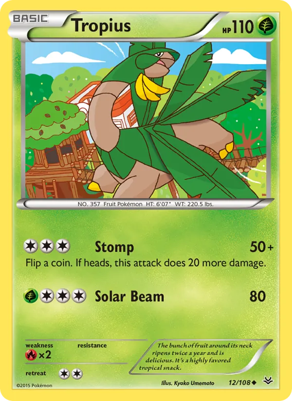 Tropius Roaring Skies 12/108