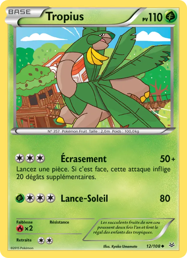 Tropius Ciel Rugissant 12/108