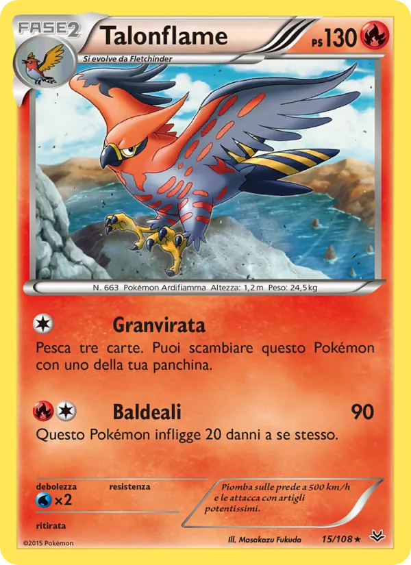 Talonflame Furie Volanti 15/108