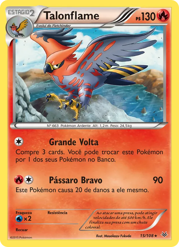 Talonflame Céus Estrondosos 15/108