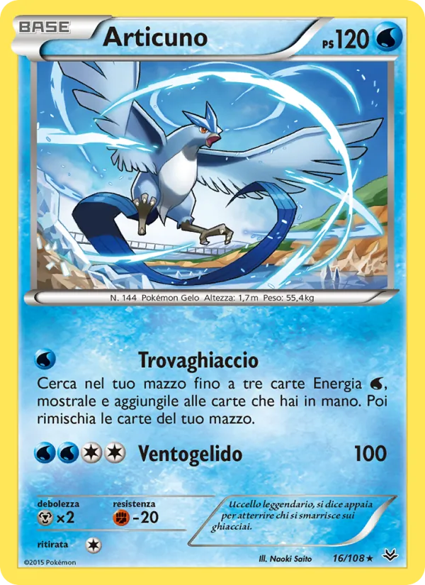 Articuno Furie Volanti 16/108