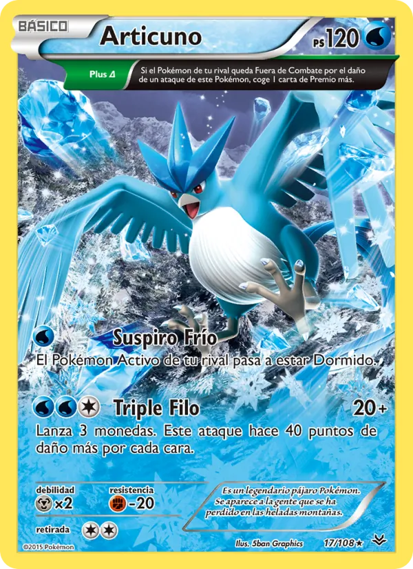Articuno Cielos Rugientes 17/108