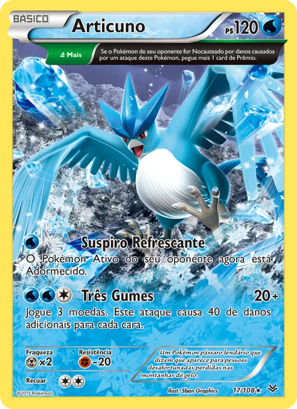 Articuno Céus Estrondosos 17/108