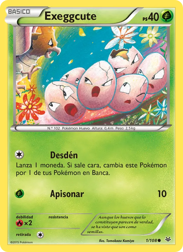 Exeggcute Cielos Rugientes 1/108