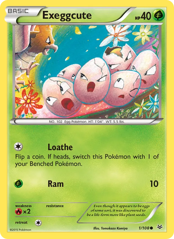 Exeggcute Céus Estrondosos 1/108