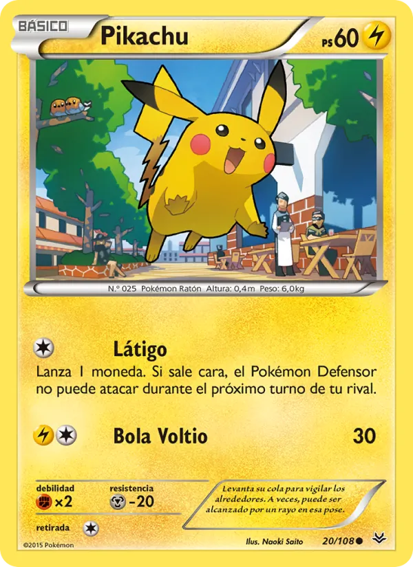Pikachu Cielos Rugientes 20/108