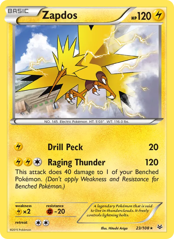 Zapdos Roaring Skies 23/108