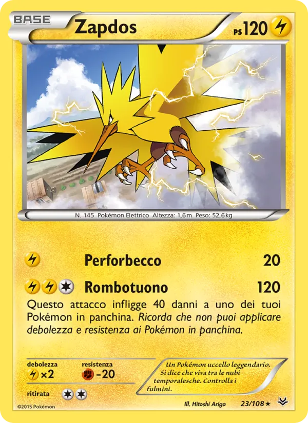 Zapdos Furie Volanti 23/108