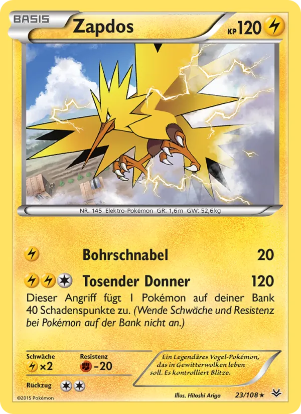 Zapdos Drachenleuchten 23/108