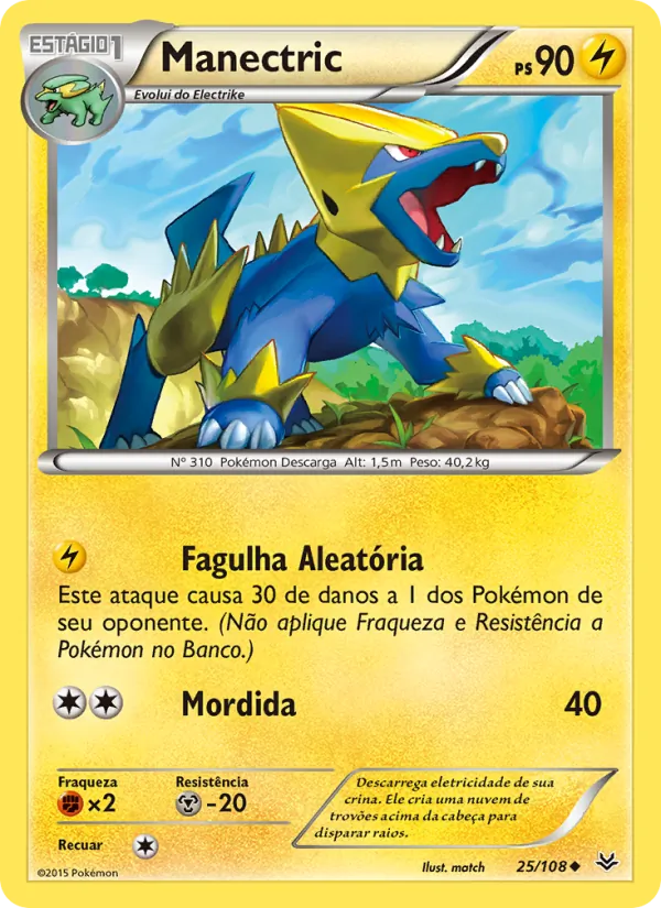 Manectric Céus Estrondosos 25/108