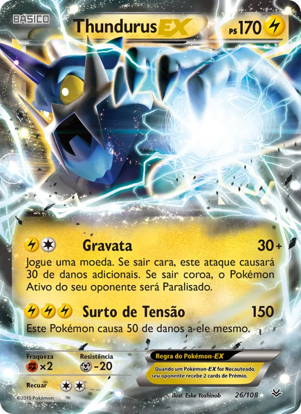 Thundurus EX Céus Estrondosos 26/108