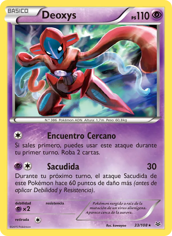 Deoxys Cielos Rugientes 33/108