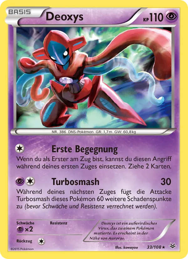 Deoxys Drachenleuchten 33/108