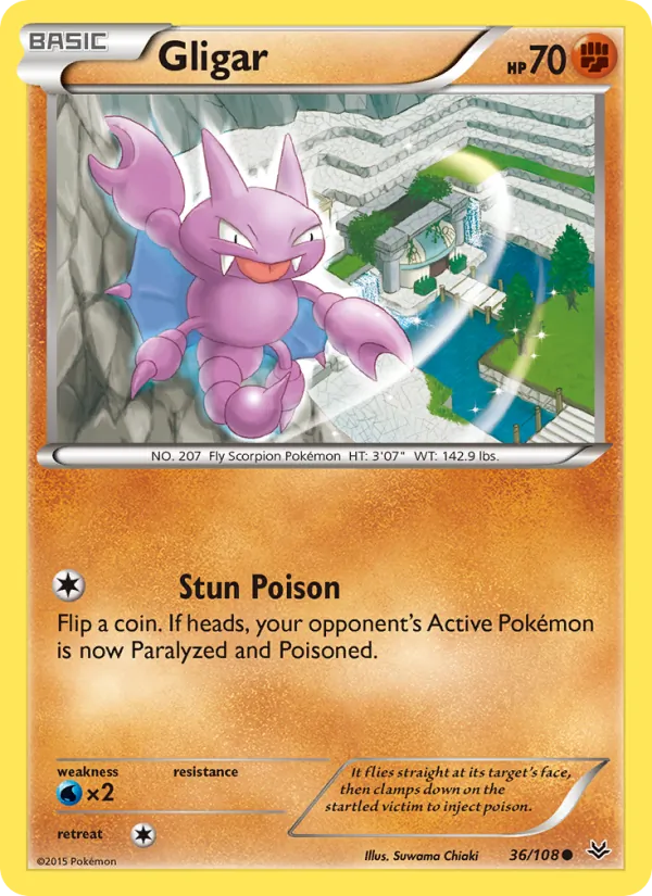 Gligar Roaring Skies 36/108