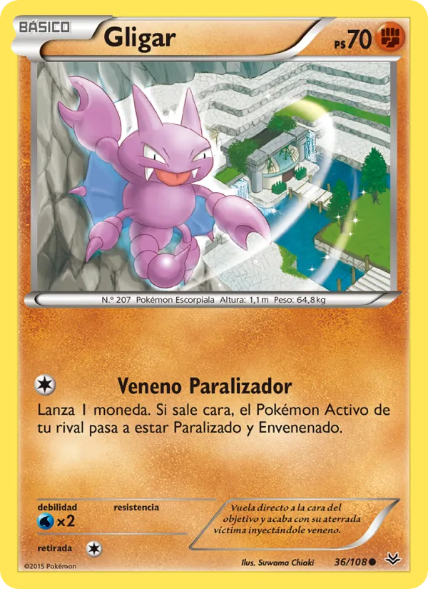 Gligar Cielos Rugientes 36/108