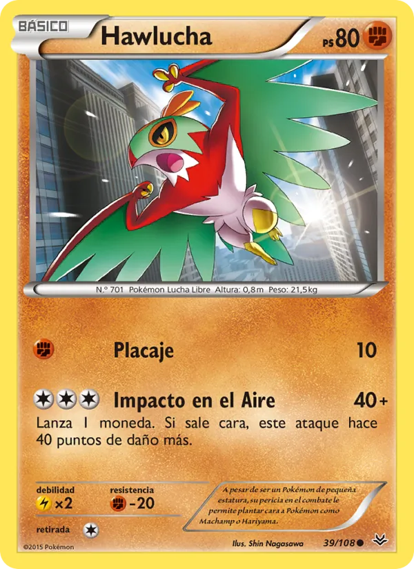 Hawlucha Cielos Rugientes 39/108
